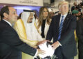 President Trump with Saudi King Salman in May 2017