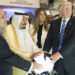 President Trump with Saudi King Salman in May 2017