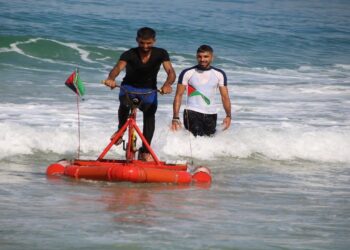Palestinians redesign scrap to make machinery in besieged Gaza